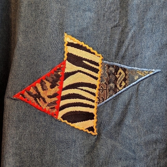 Alex Ku vintage safari denim Patched long sleeve - Picture 13 of 14